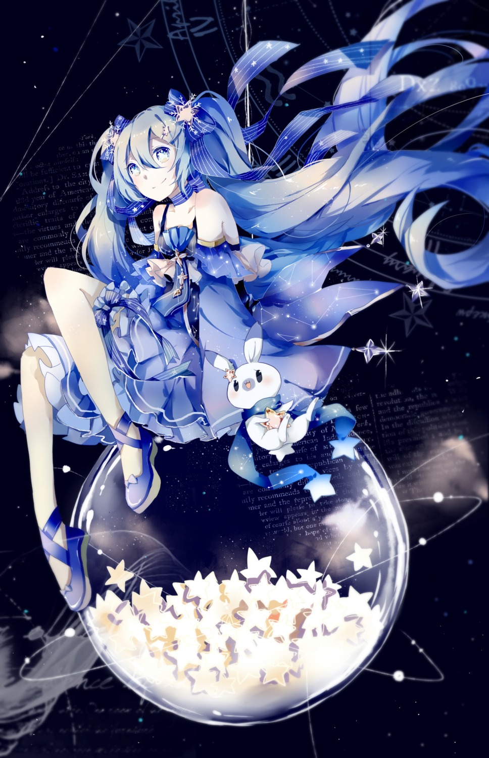 hatsune_miku, nura_orimoto, vocaloid, yuki_miku