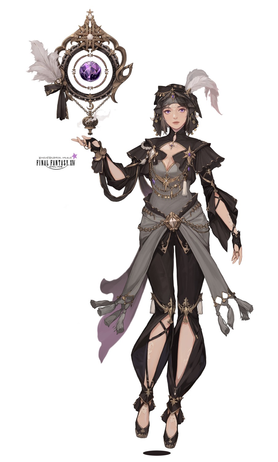 bom_yeon, cleavage, final_fantasy, final_fantasy_xiv