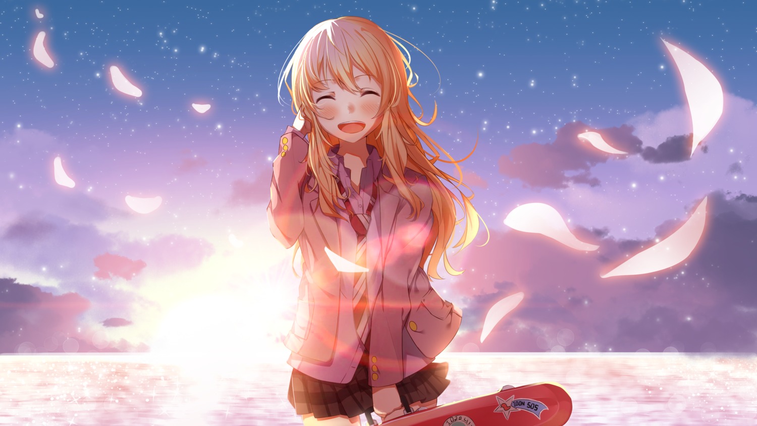 arima_kousei, miyazono_kaori, seifuku, shigatsu_wa_kimi_no_uso, the_cold