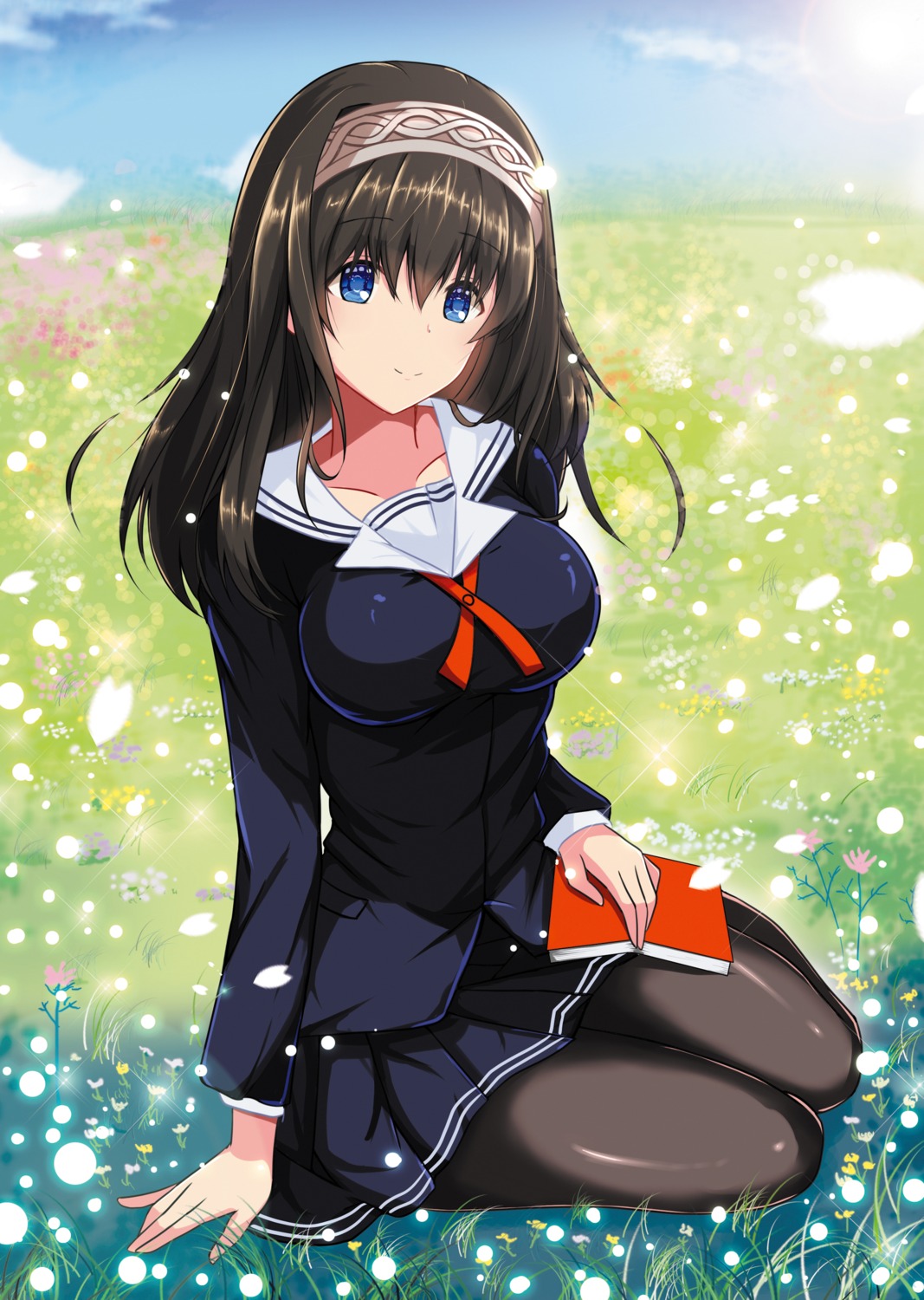 cosplay, pantyhose, saenai_heroine_no_sodatekata, sagisawa_fumika, seifuku, shailiar, the_idolm@ster, the_idolm@ster_cinderella_girls