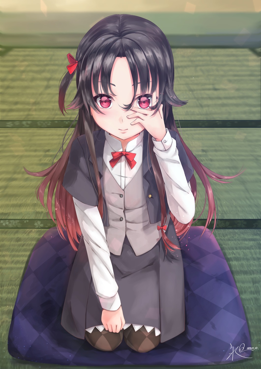 eijitsu, pantyhose, ryuuou_no_oshigoto!, seifuku, yashajin_ai