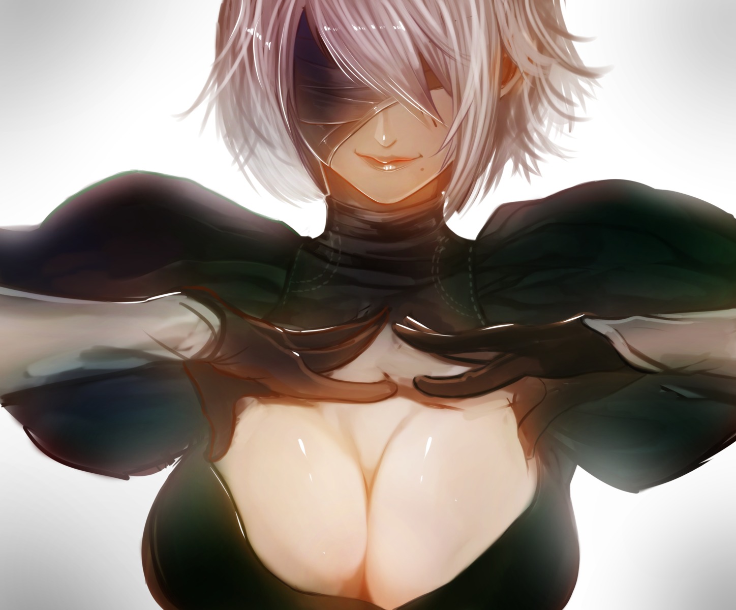 cleavage, nier, nier_automata, weatheholmon, yorha_no.2_type_b