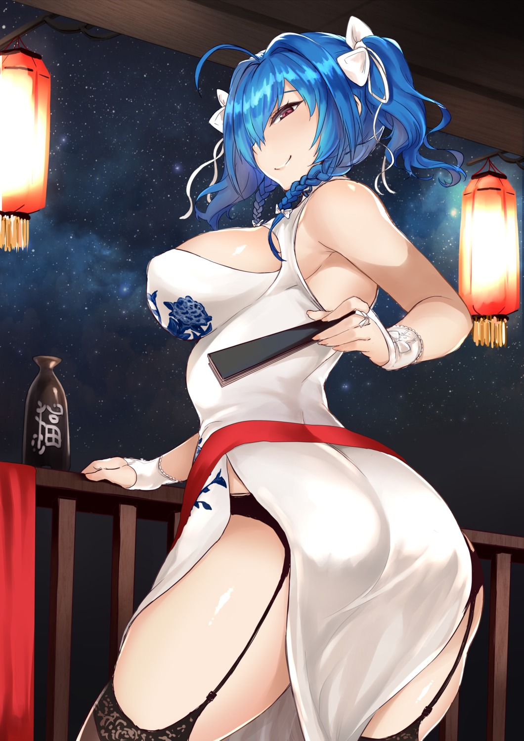ass, azur_lane, chinadress, kaori_hero, pantsu, st._louis_(azur_lane), stockings, thighhighs