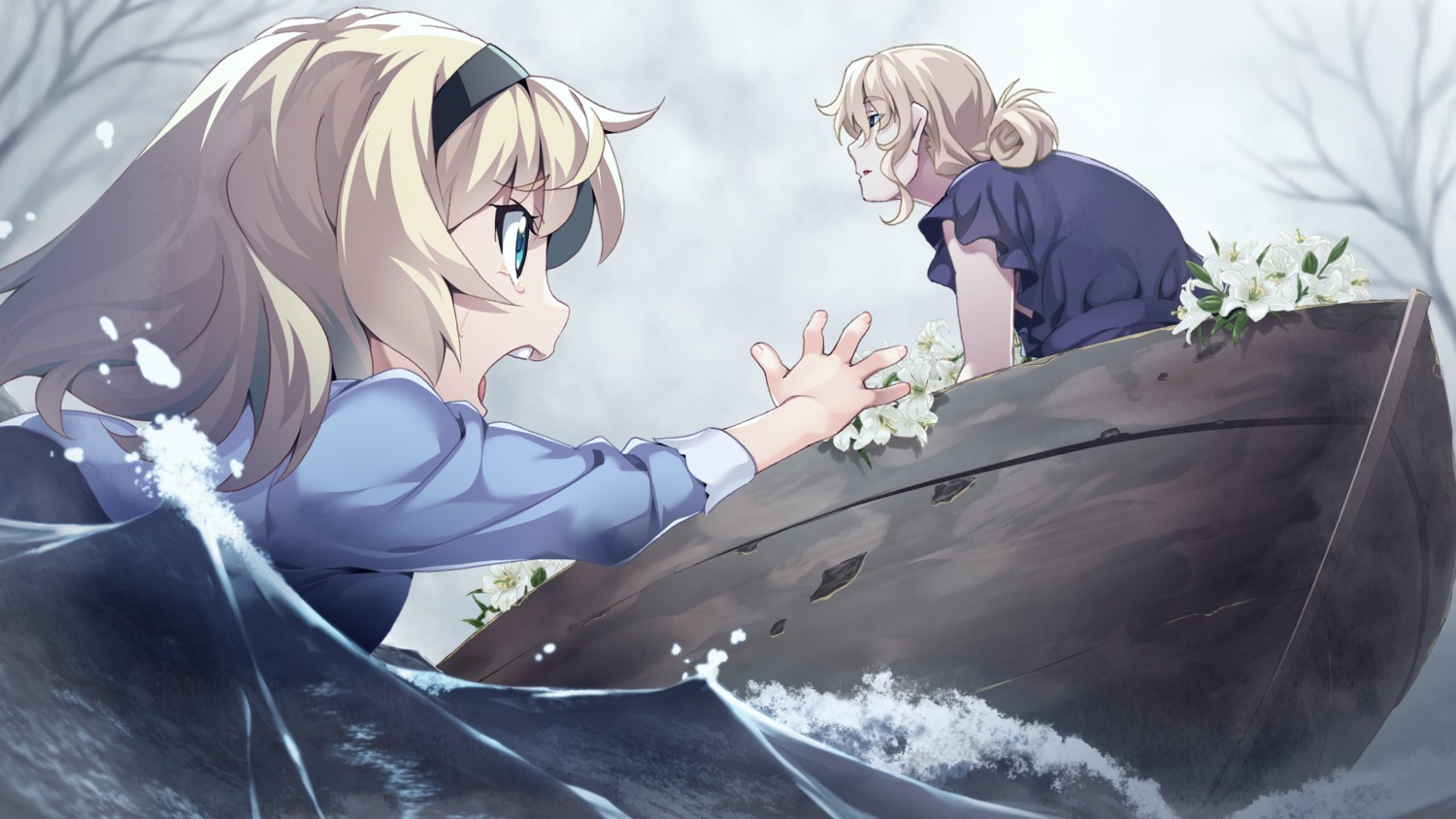 front_wing, game_cg, grisaia, grisaia_phantom_trigger, japanese_clothes, kujirase_christina_sakurako, watanabe_akio, wet