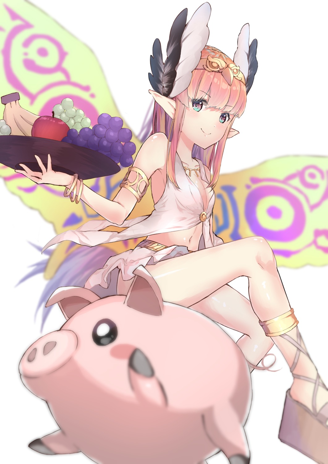 circe, cleavage, fate/grand_order, muragaki_(sgxx4878), pointy_ears