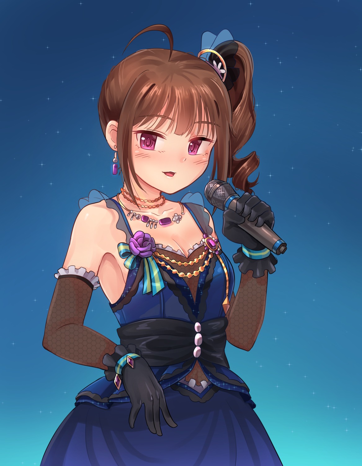 cleavage, dress, kamille_(vcx68), the_idolm@ster, the_idolm@ster_million_live!, yokoyama_nao