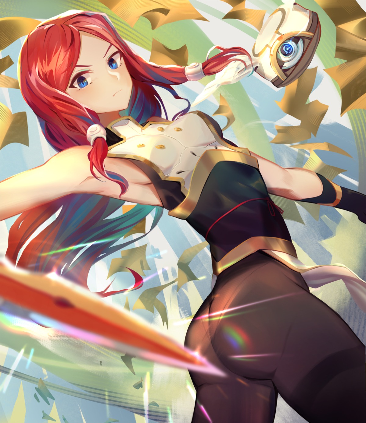 ass, blazblue, godsh0t, pantyhose, tsubaki_yayoi