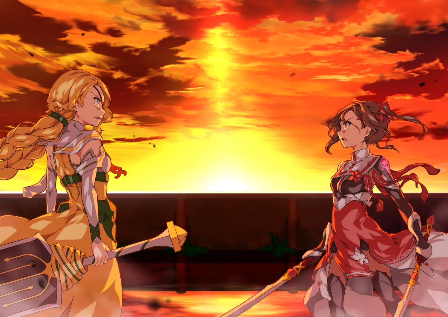 inubouzaki_fuu, miyoshi_karin, sakuria, sword, yuuki_yuuna_wa_yuusha_de_aru