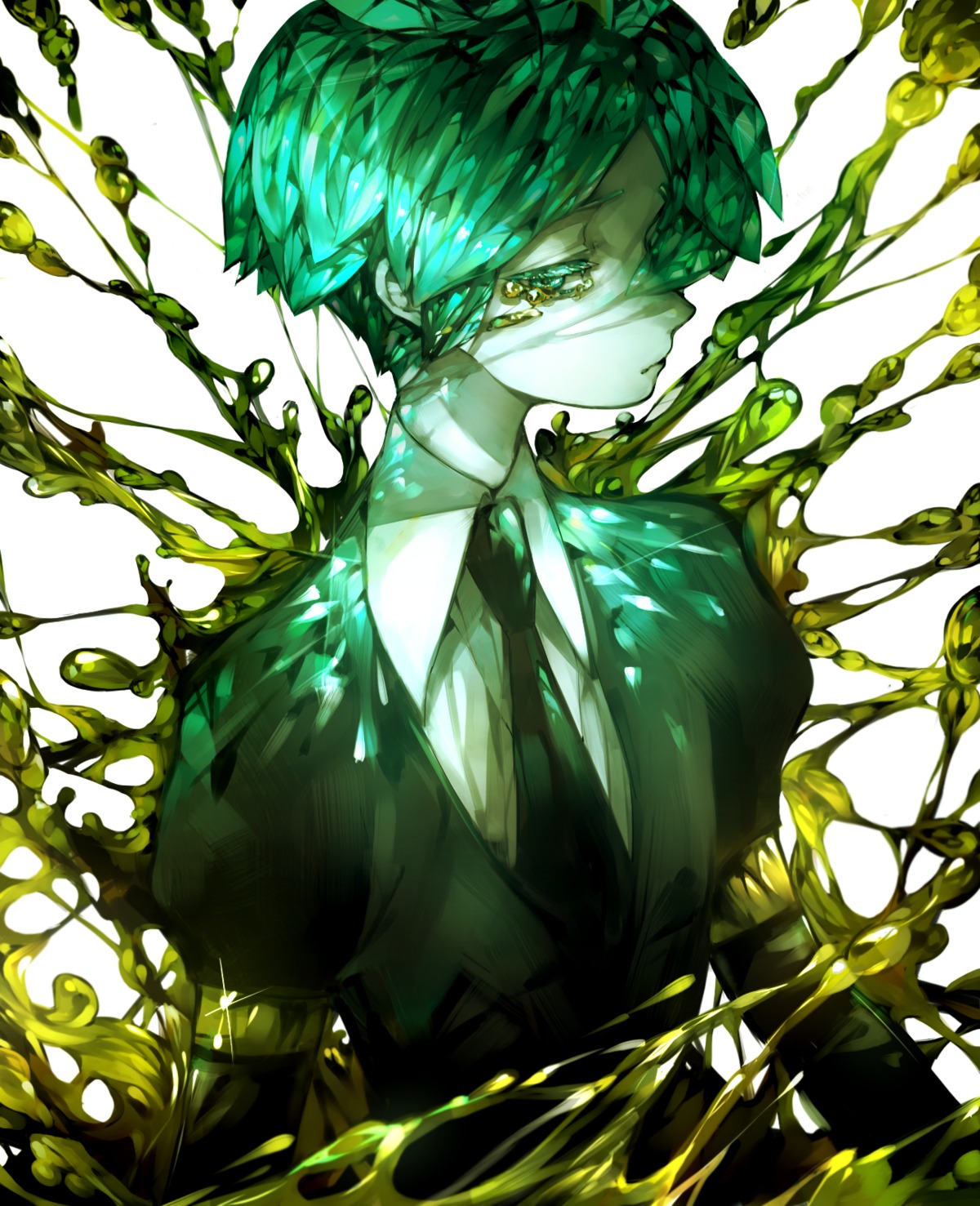 business_suit, fei_yu, houseki_no_kuni, phosphophyllite