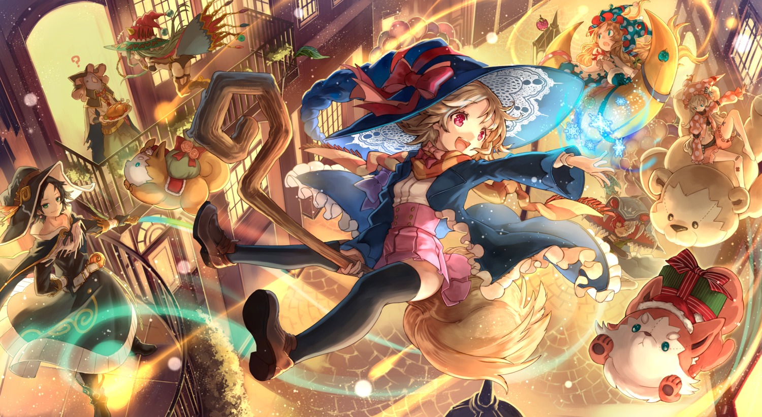 merc_storia, mito_itsuki, thighhighs, witch