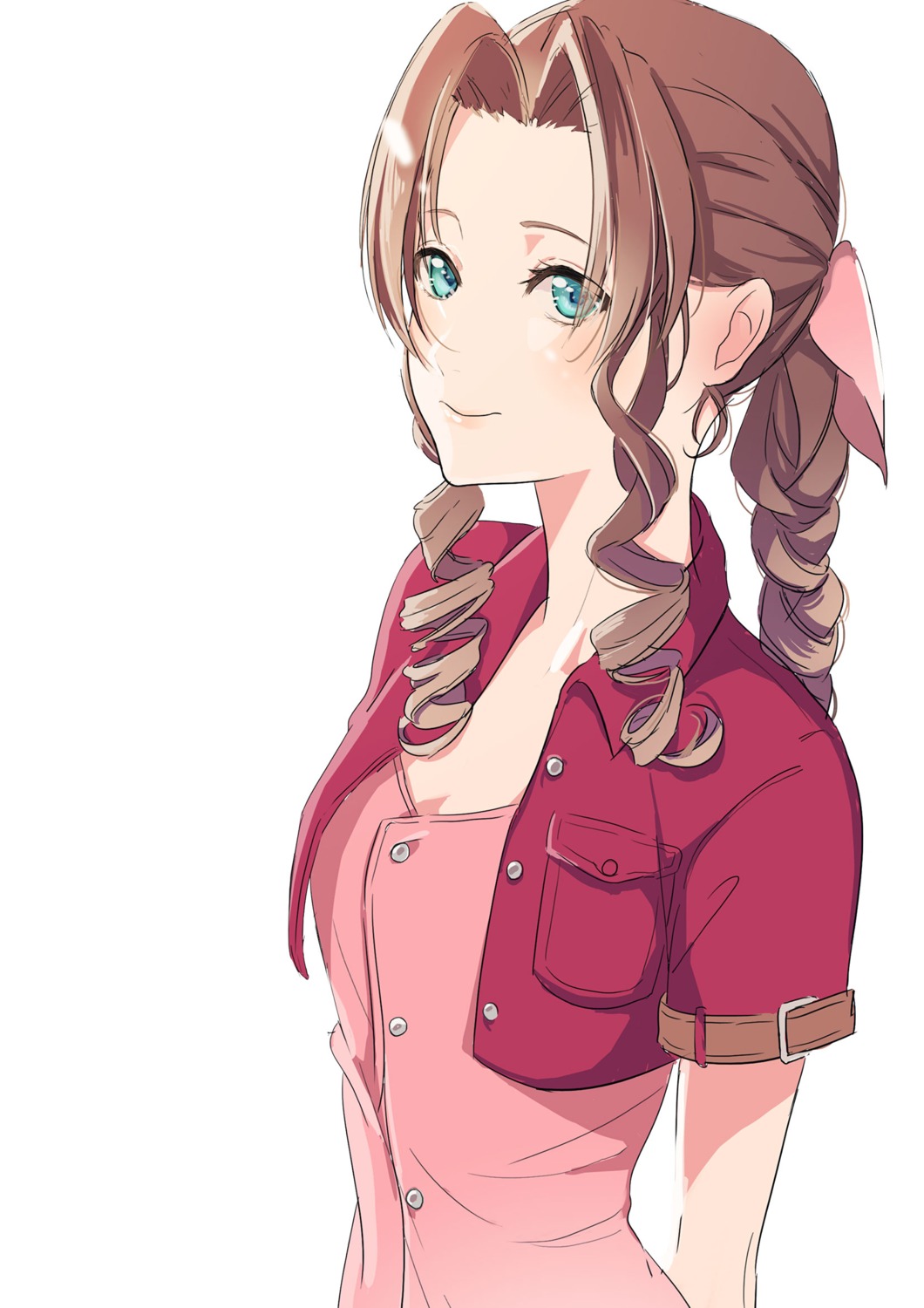 aerith_gainsborough, final_fantasy, final_fantasy_vii, toto_(artist)