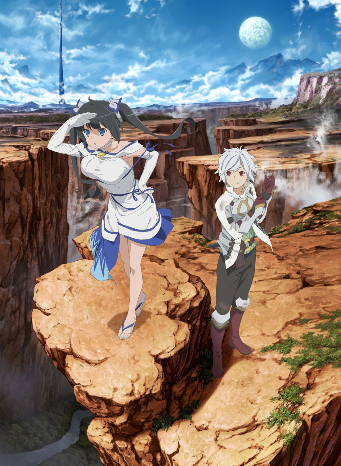 bell_cranel, dress, dungeon_ni_deai_wo_motomeru_no_wa_machigatteiru_darou_ka, hestia_(danmachi)