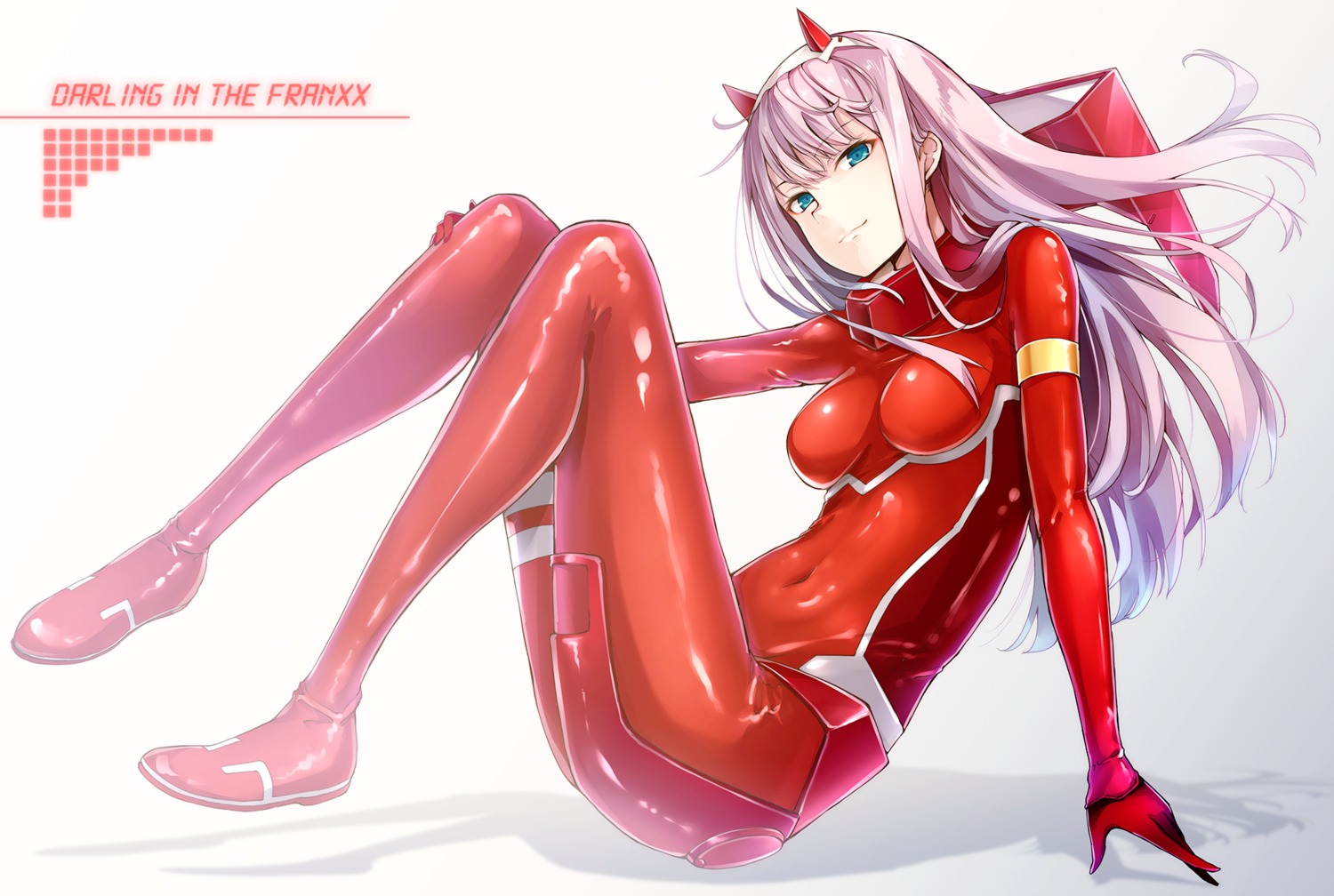 bodysuit, dabadhi, darling_in_the_franxx, horns, zero_two_(darling_in_the_franxx)