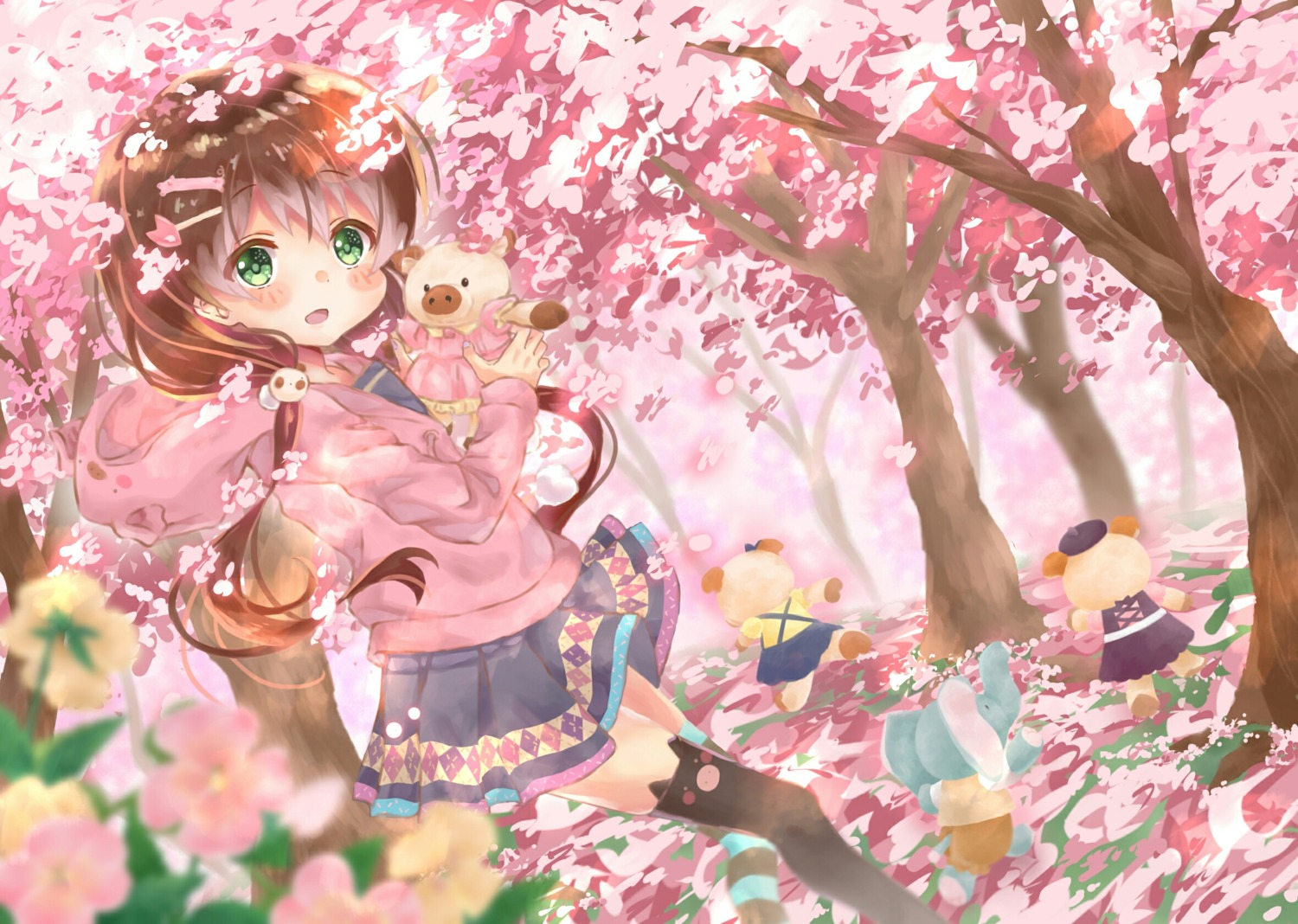 charlotte_(artist), seifuku, thighhighs