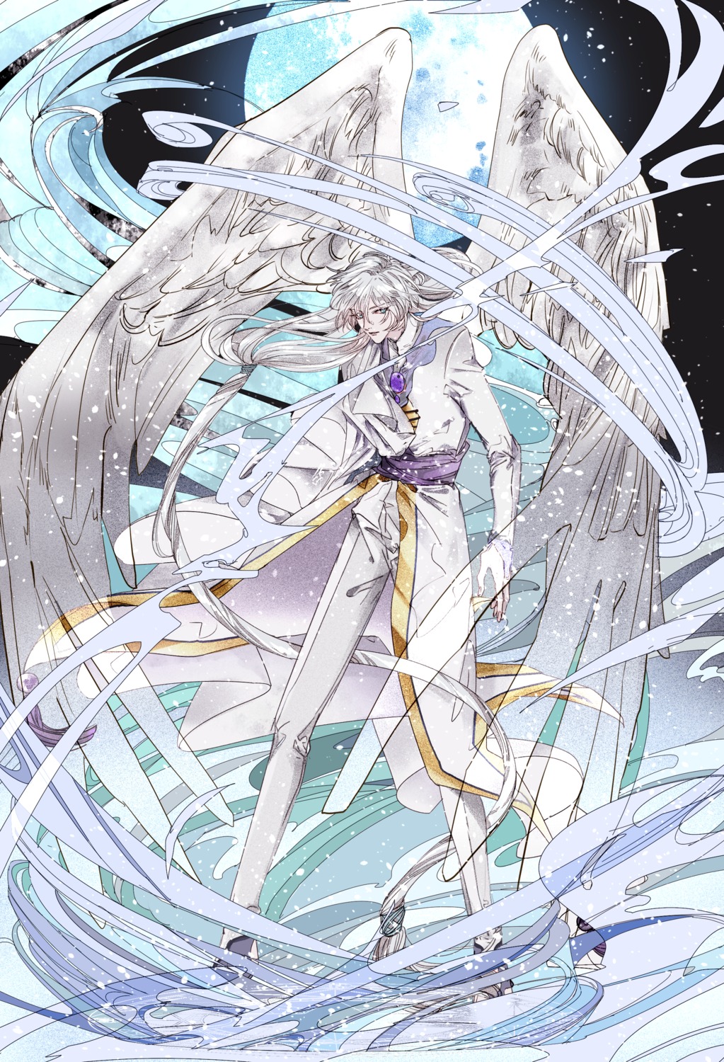 card_captor_sakura, hamaguri, male, wings, yue