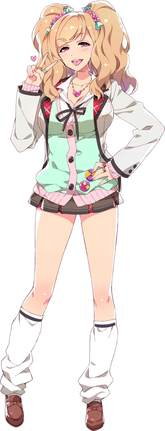 chuuko_demo_koi_ga_shitai!, cleavage, redrop, seifuku, suwama_eve, sweater