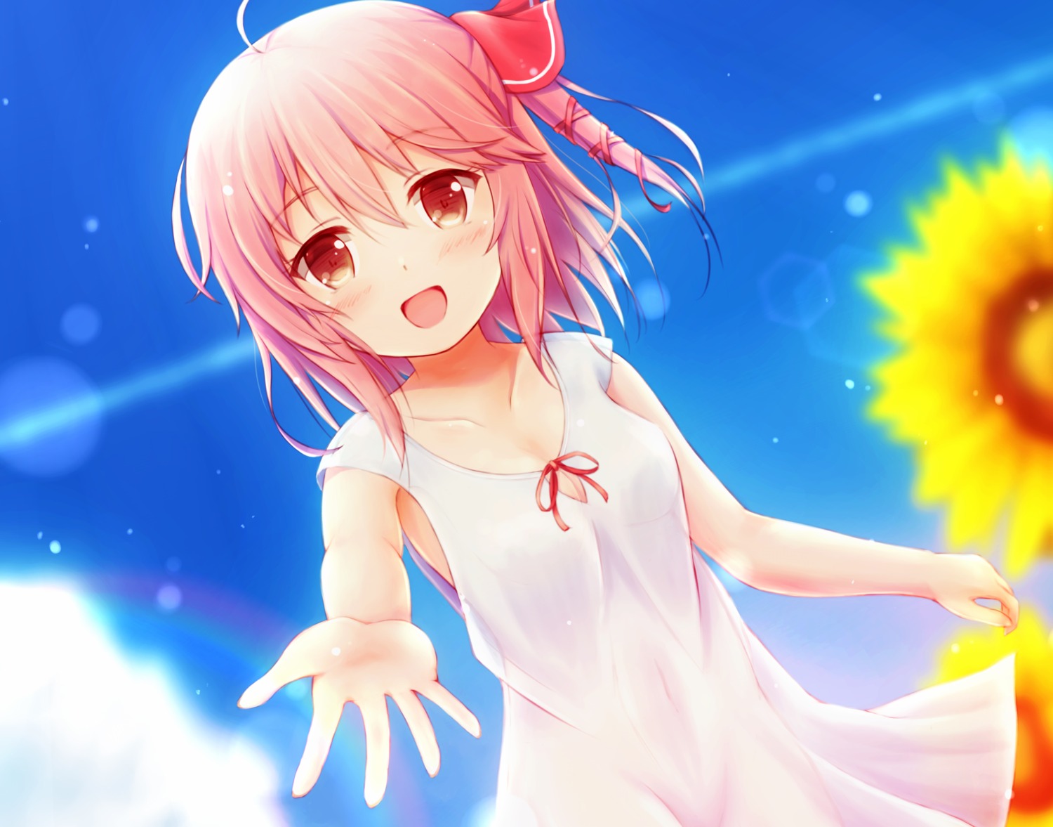 cleavage, dress, natsu_(927013), summer_dress