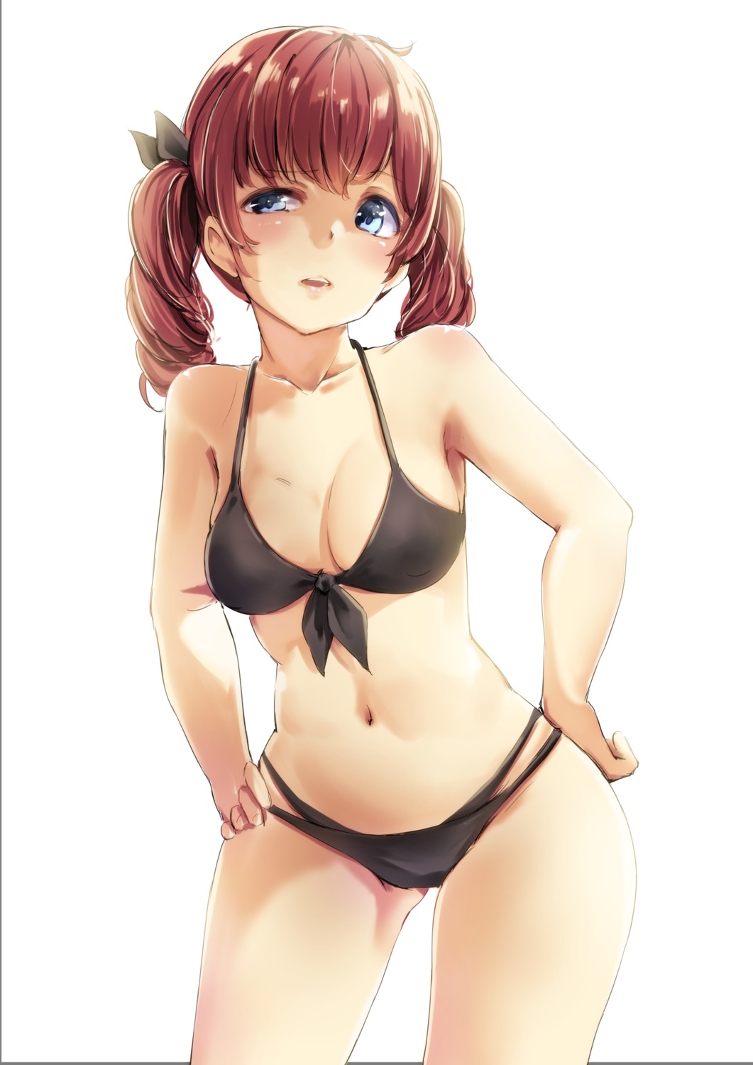 bikini, cleavage, funyariko, swimsuits