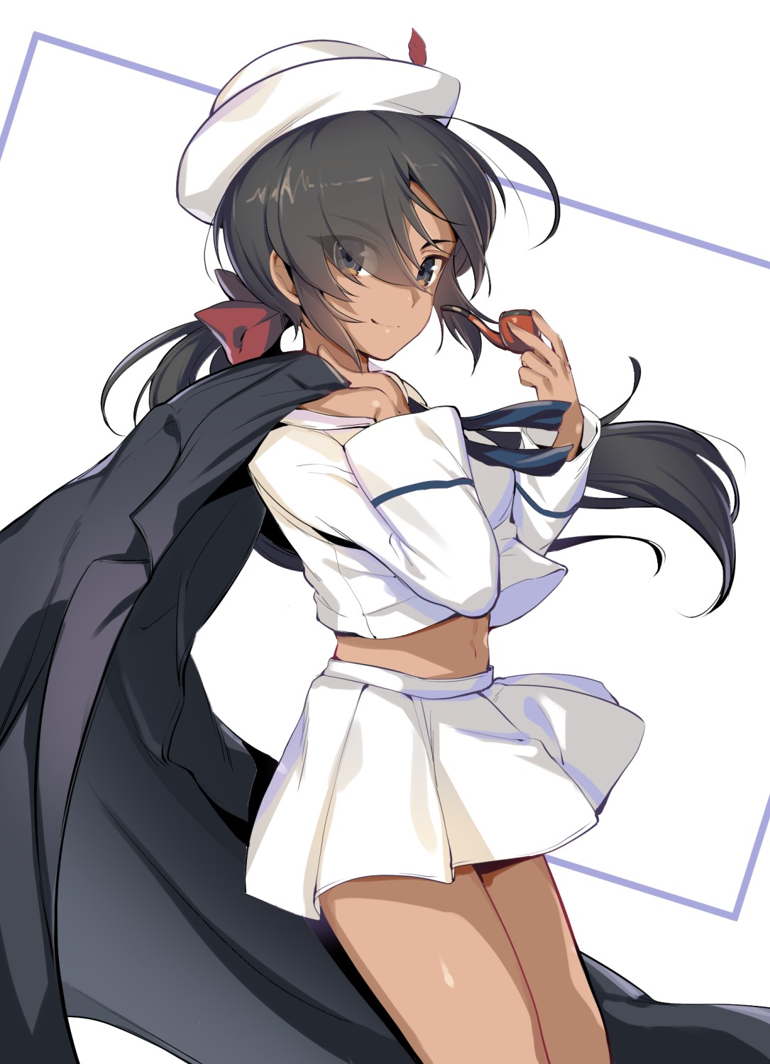 girls_und_panzer, icomochi, ogin_(girls_und_panzer), seifuku