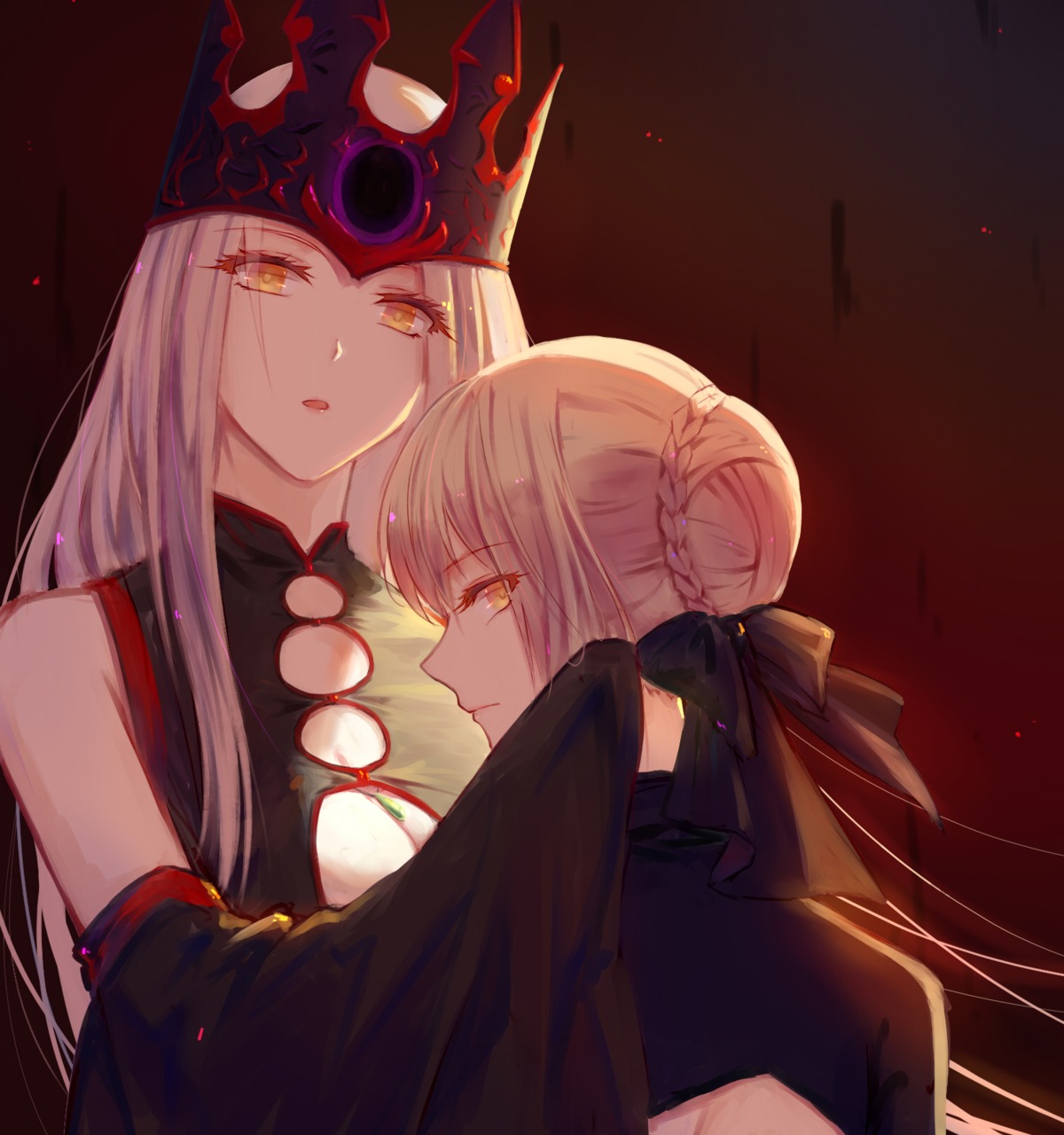 artoria_pendragon_(fate), artoria_pendragon_alter_(fate), cleavage, fate/grand_order, fate/stay_night, irisviel_von_einzbern, xing_muhen
