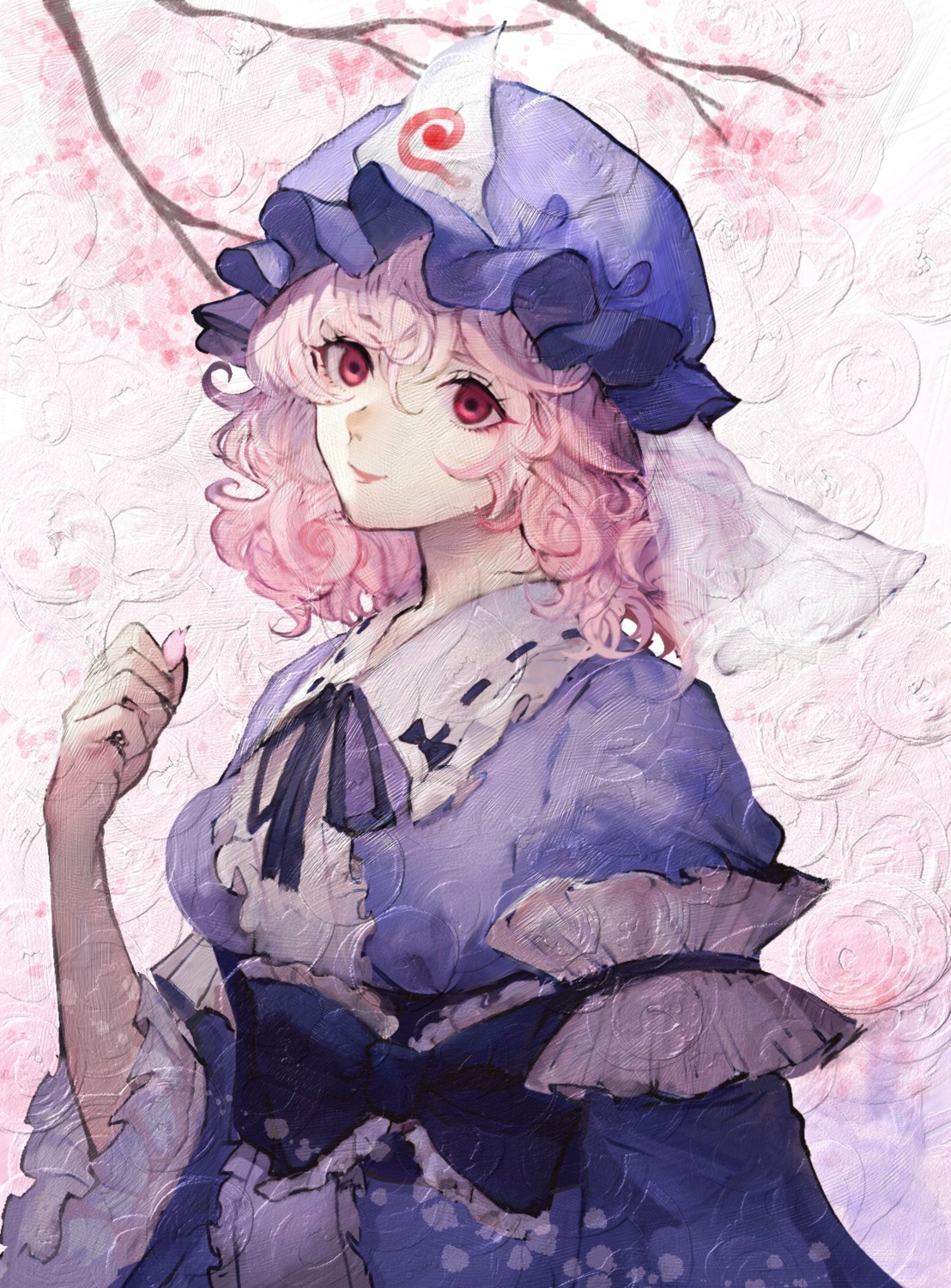 mochacot, saigyouji_yuyuko, touhou