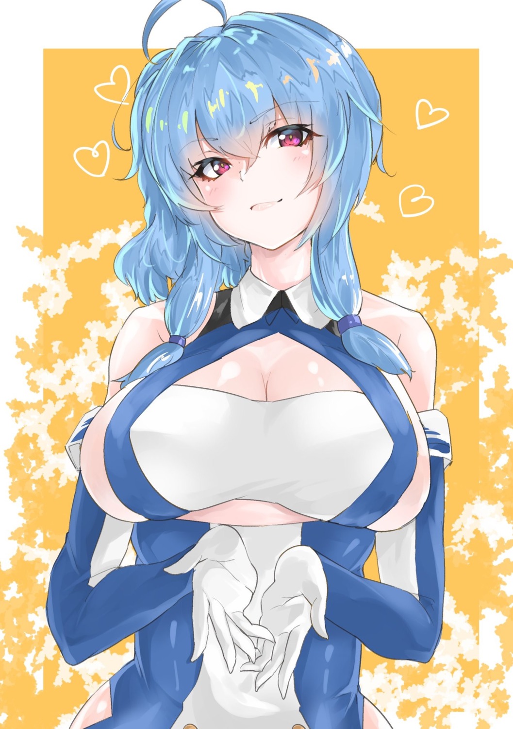 azur_lane, cleavage, shigu, st._louis_(azur_lane)
