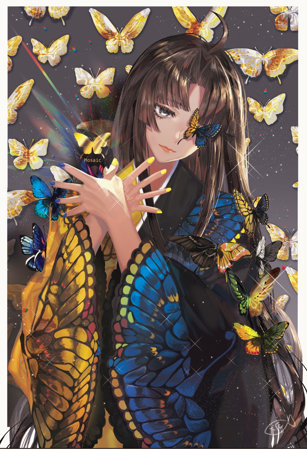 asian_clothes, eyepatch, yakusuke