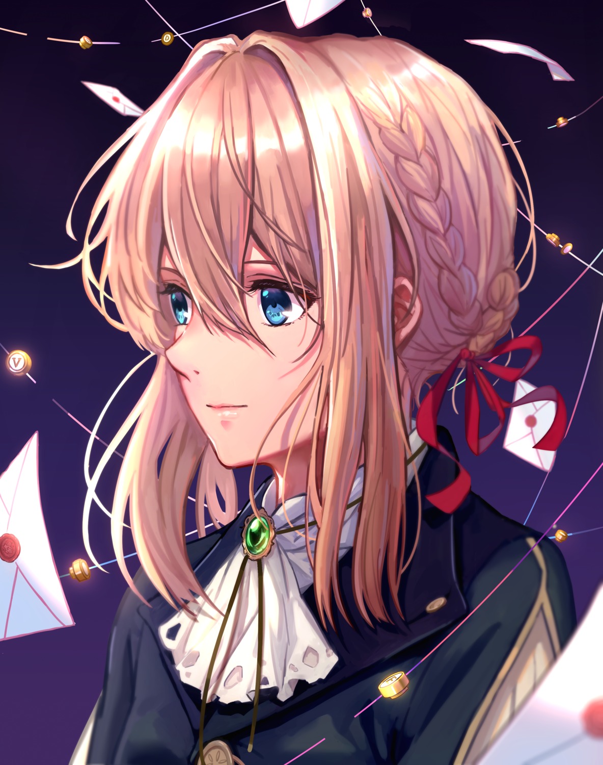 uniform, violet_evergarden, violet_evergarden_(character), zard