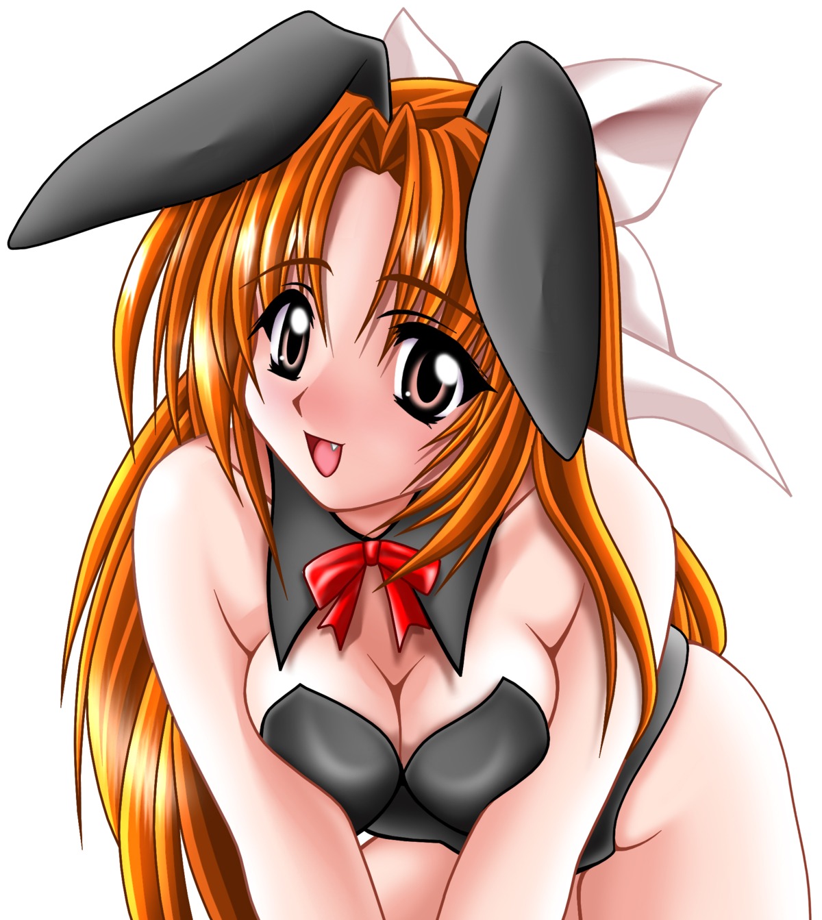 animal_ears, bunny_ears, bunny_girl, cleavage, sky_lounge_garden, tomoya_kankurou