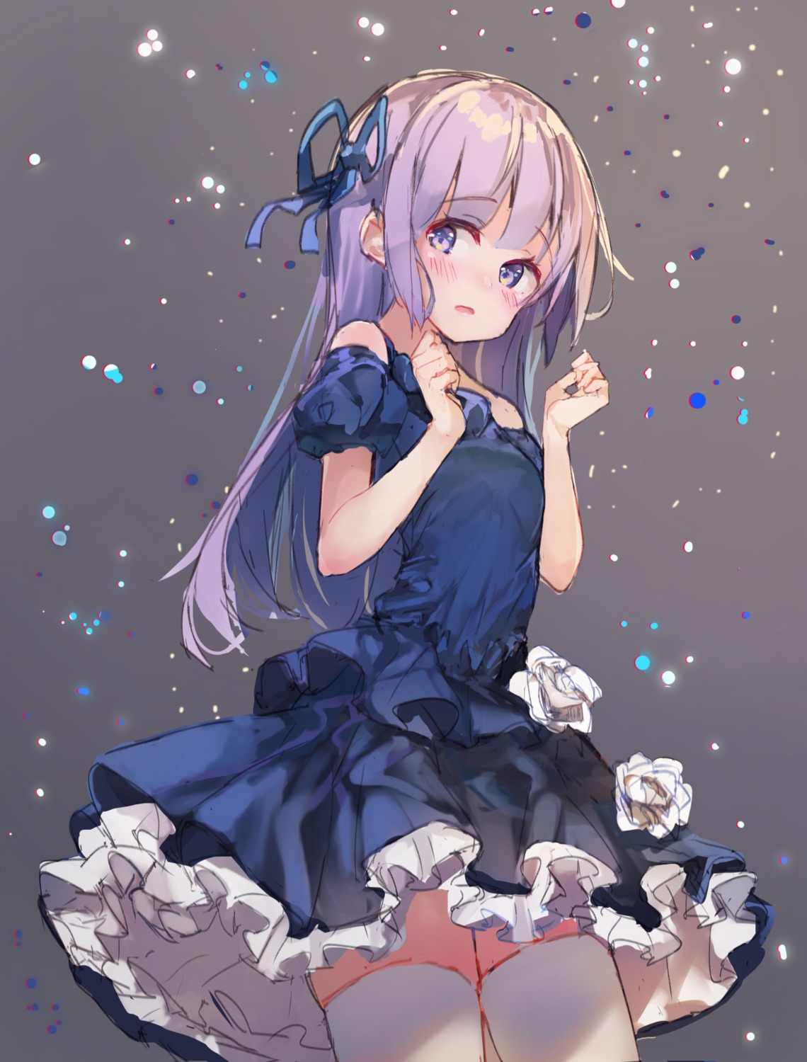 aikatsu!, dress, hikami_sumire, makiss012_ak, thighhighs