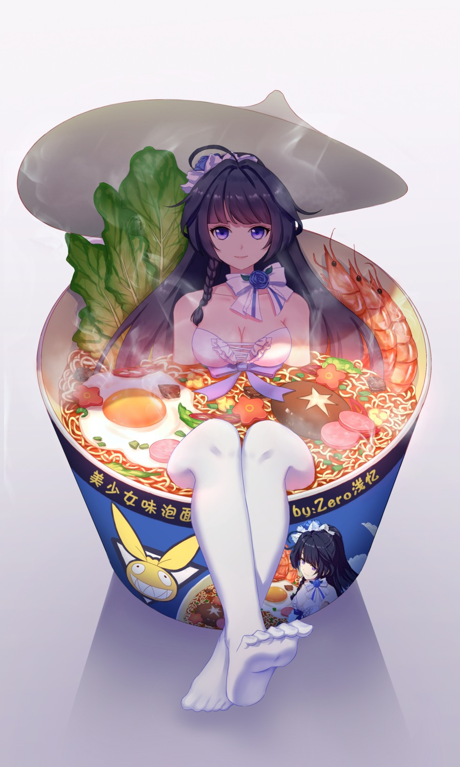 benghuai_xueyuan, cleavage, feet, honkai_impact, qian_yi, raiden_mei, wet