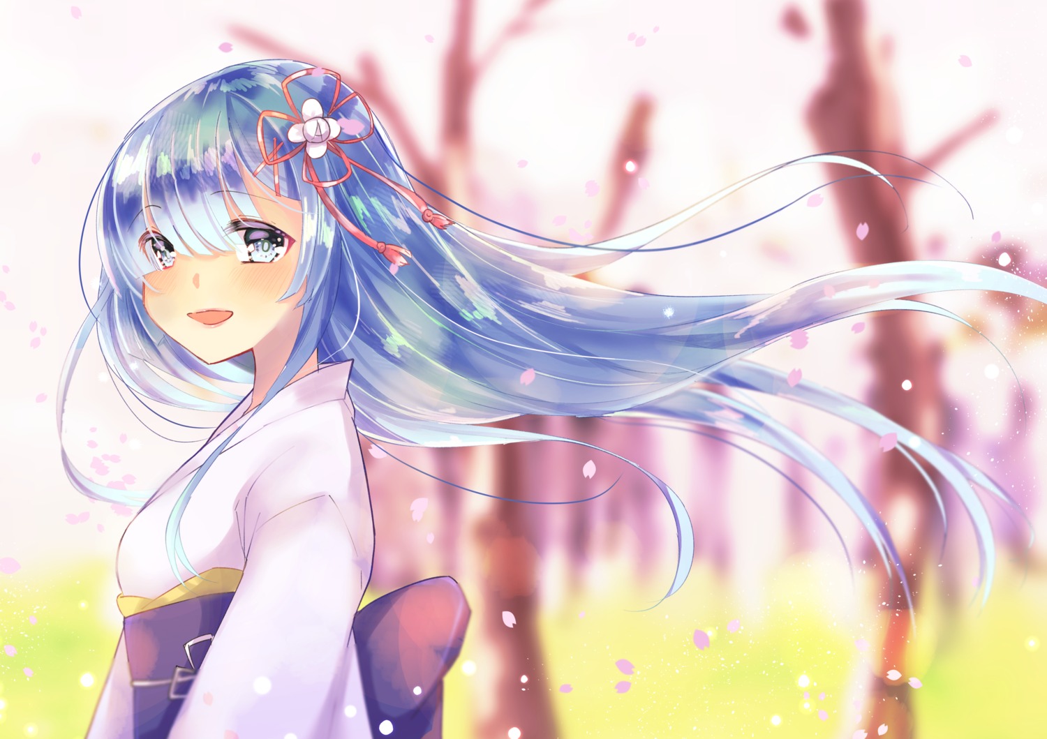 hetchhog_tw, kimono, re:zero_kara_hajimeru_isekai_seikatsu, rem_(re_zero)