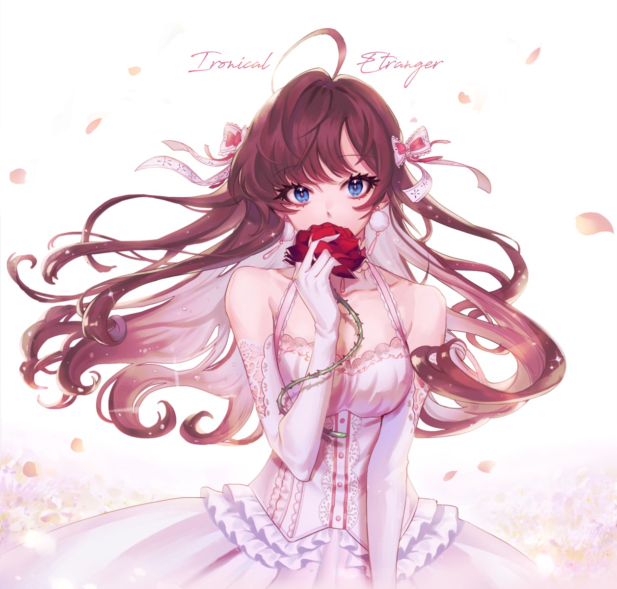 cleavage, dress, hado_(gjdlsxor1), ichinose_shiki, the_idolm@ster, the_idolm@ster_cinderella_girls