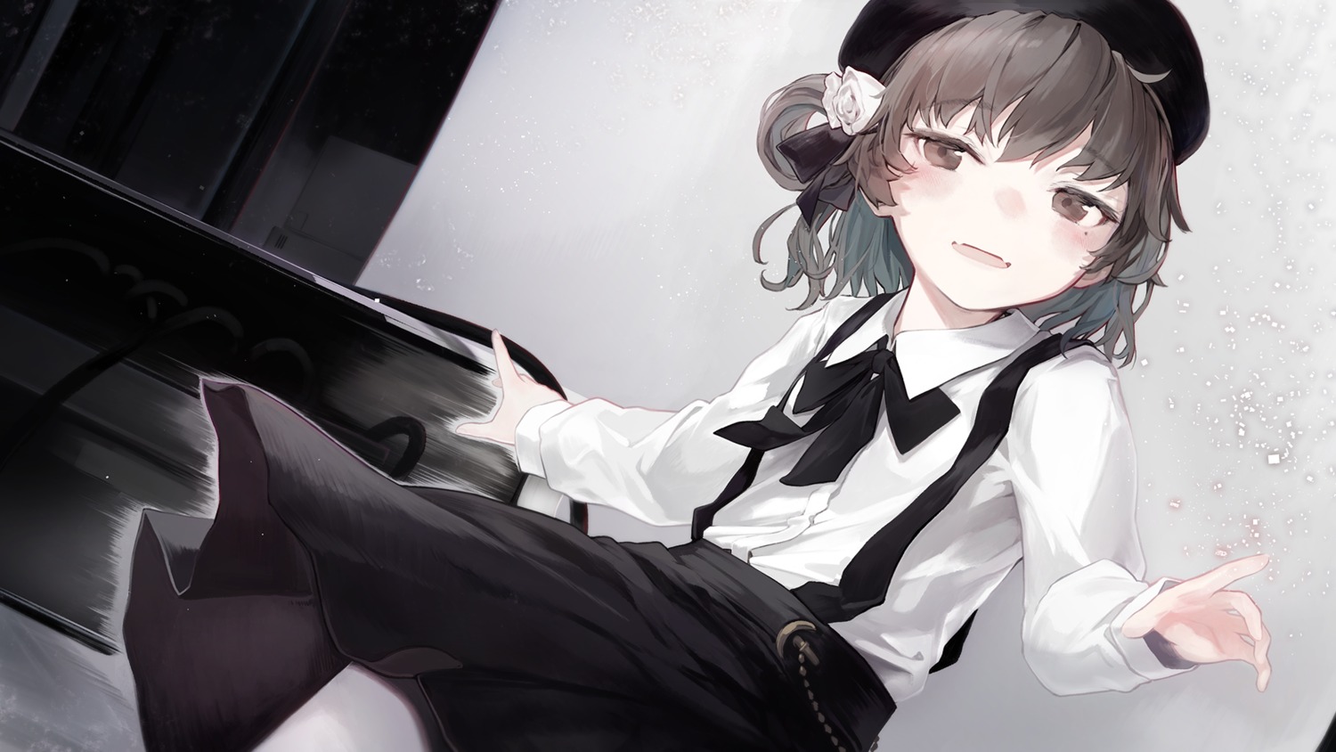 bute, hatoba_tsugu, hatoba_tsugu_(character), pantyhose, seifuku