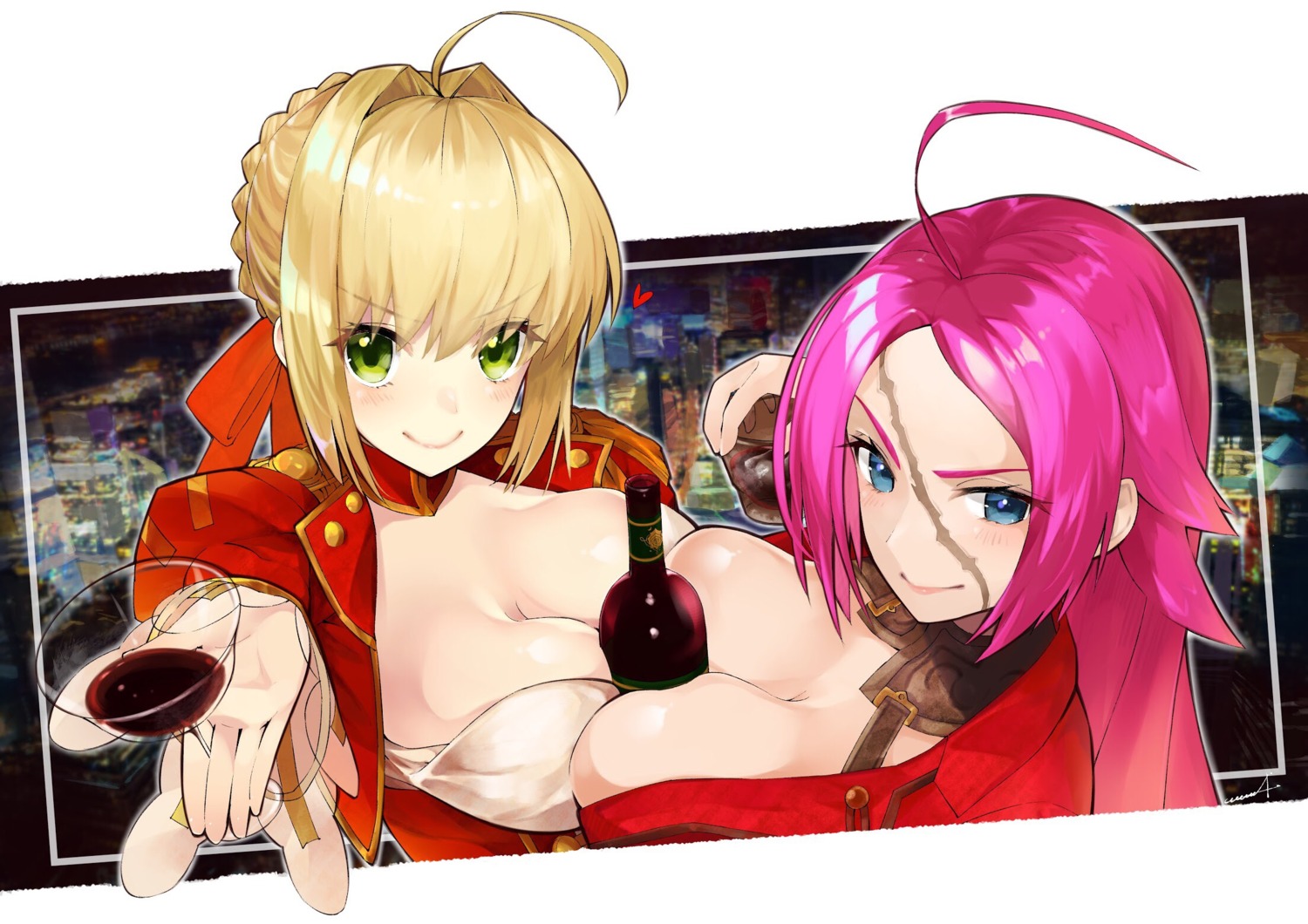 fate/extra, fate/grand_order, fate/stay_night, francis_drake_(fate/grand_order), nero_claudius_(fate), rider_(fate/extra), symmetrical_docking, utayoi_(umakatare)
