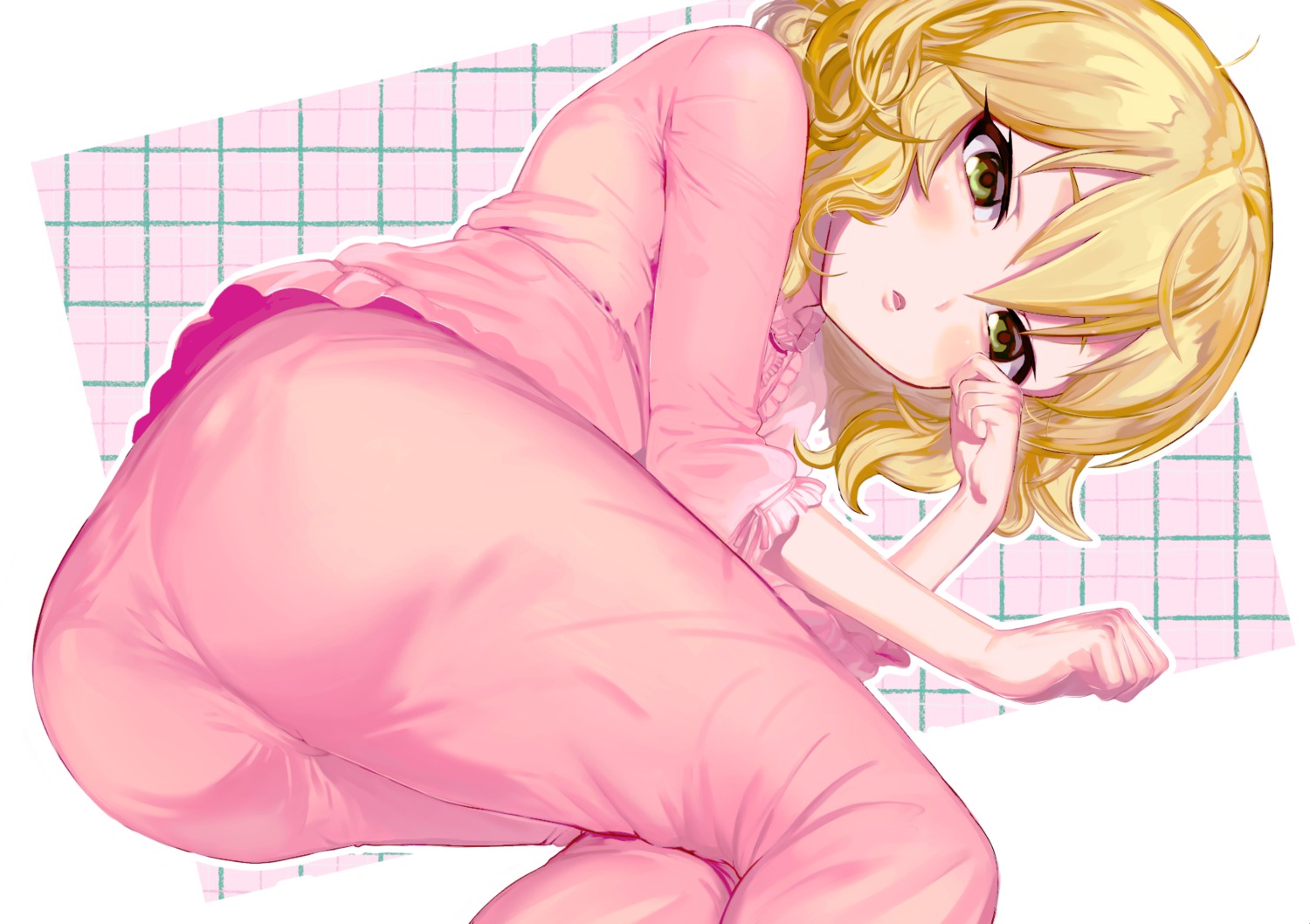 ass, mugentansan, pajama, sakurai_momoka_(idolm@ster), the_idolm@ster, the_idolm@ster_cinderella_girls, the_idolm@ster_cinderella_girls_u149