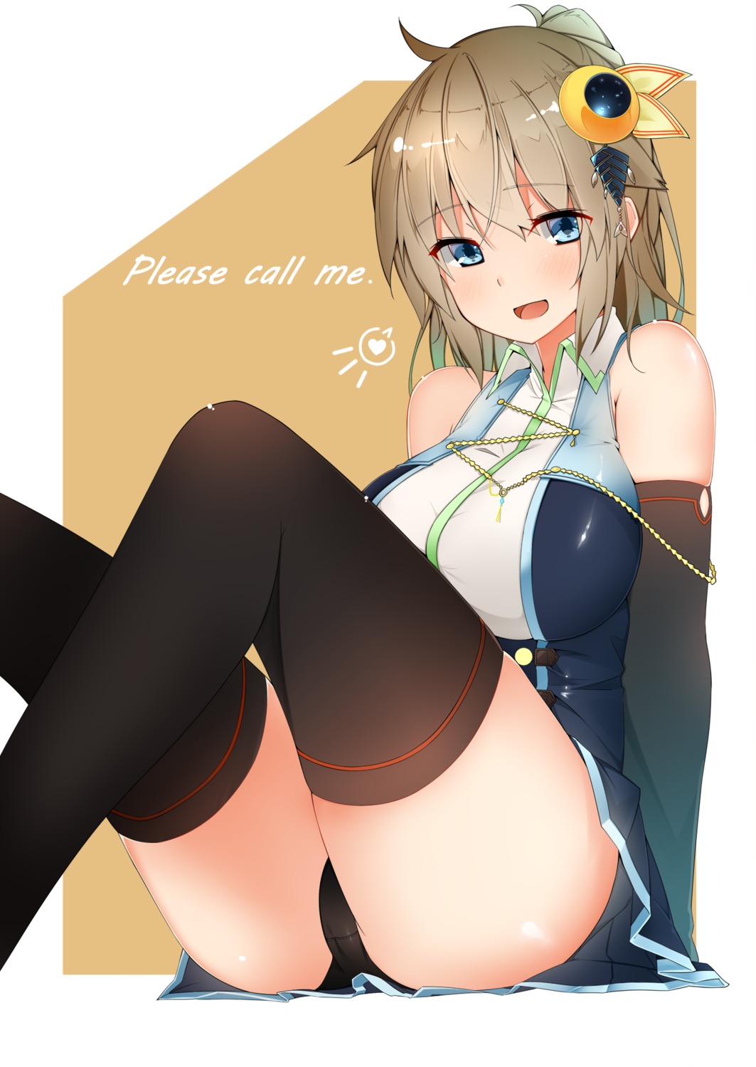pantsu, thighhighs, warashi