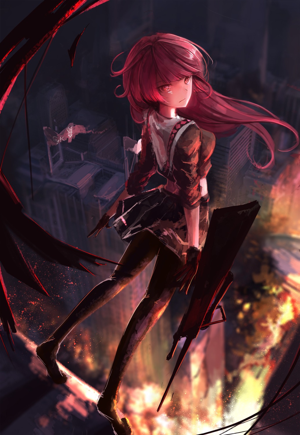 girls_frontline, gun, ntw-20_(girls_frontline), pantyhose, rinu99