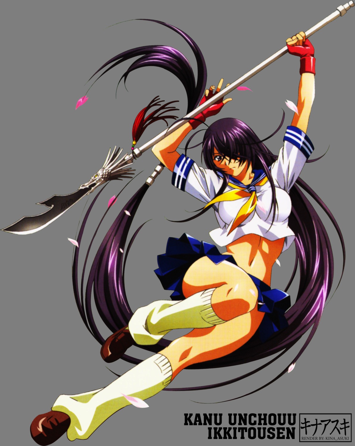 ikkitousen, ikkitousen~shining_dragon~, kanu_unchou, rin_sin, screening, seifuku, transparent_png, watermark
