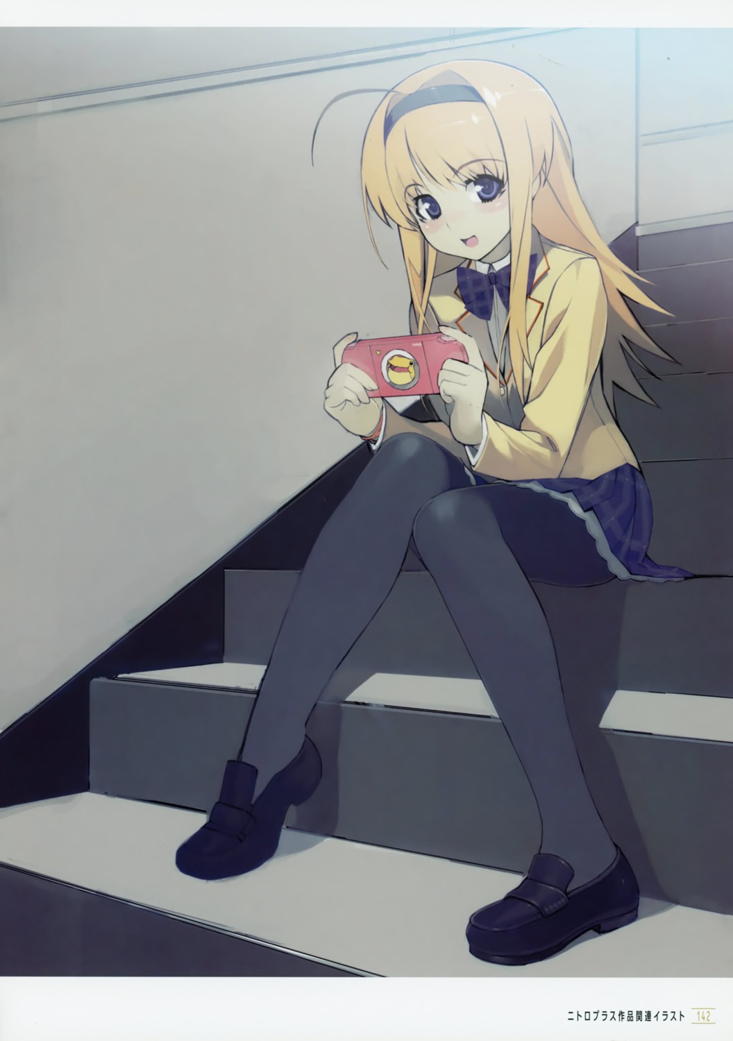 chaos;head, namaniku_atk, nishijou_nanami, pantyhose, seifuku