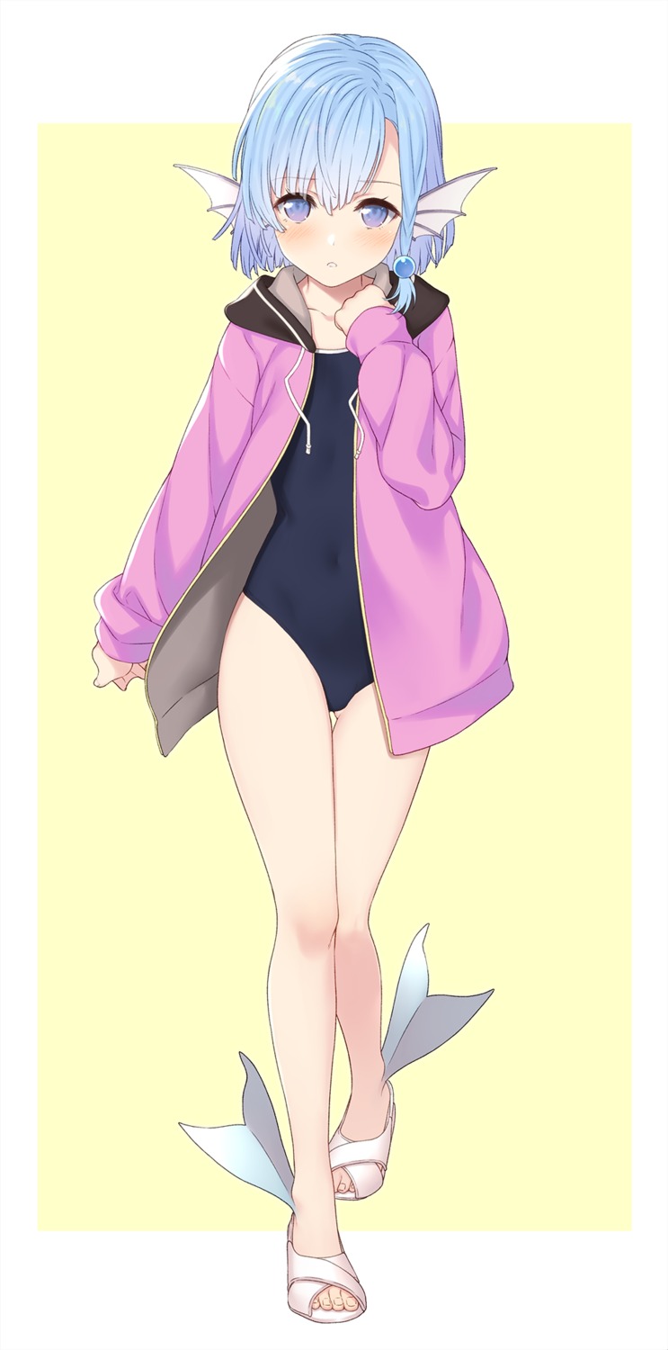 elliot_leucosia, enjo_kouhai, school_swimsuit, swimsuits, takunomi