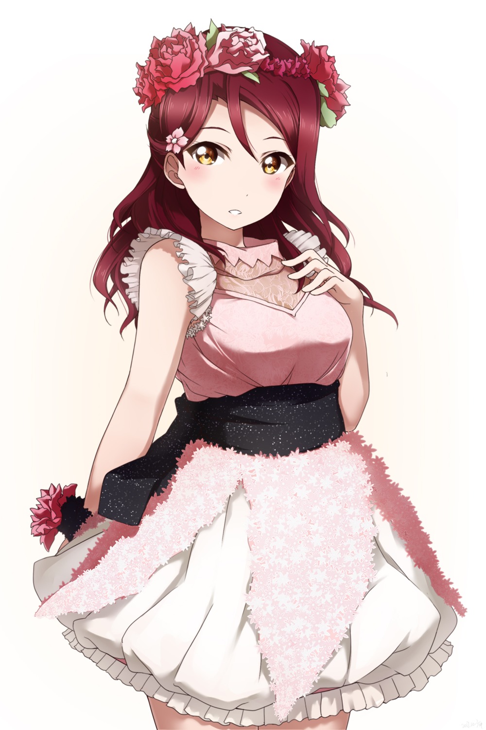 dress, love_live!_(series), love_live!_sunshine!!, sakurauchi_riko, shiimai