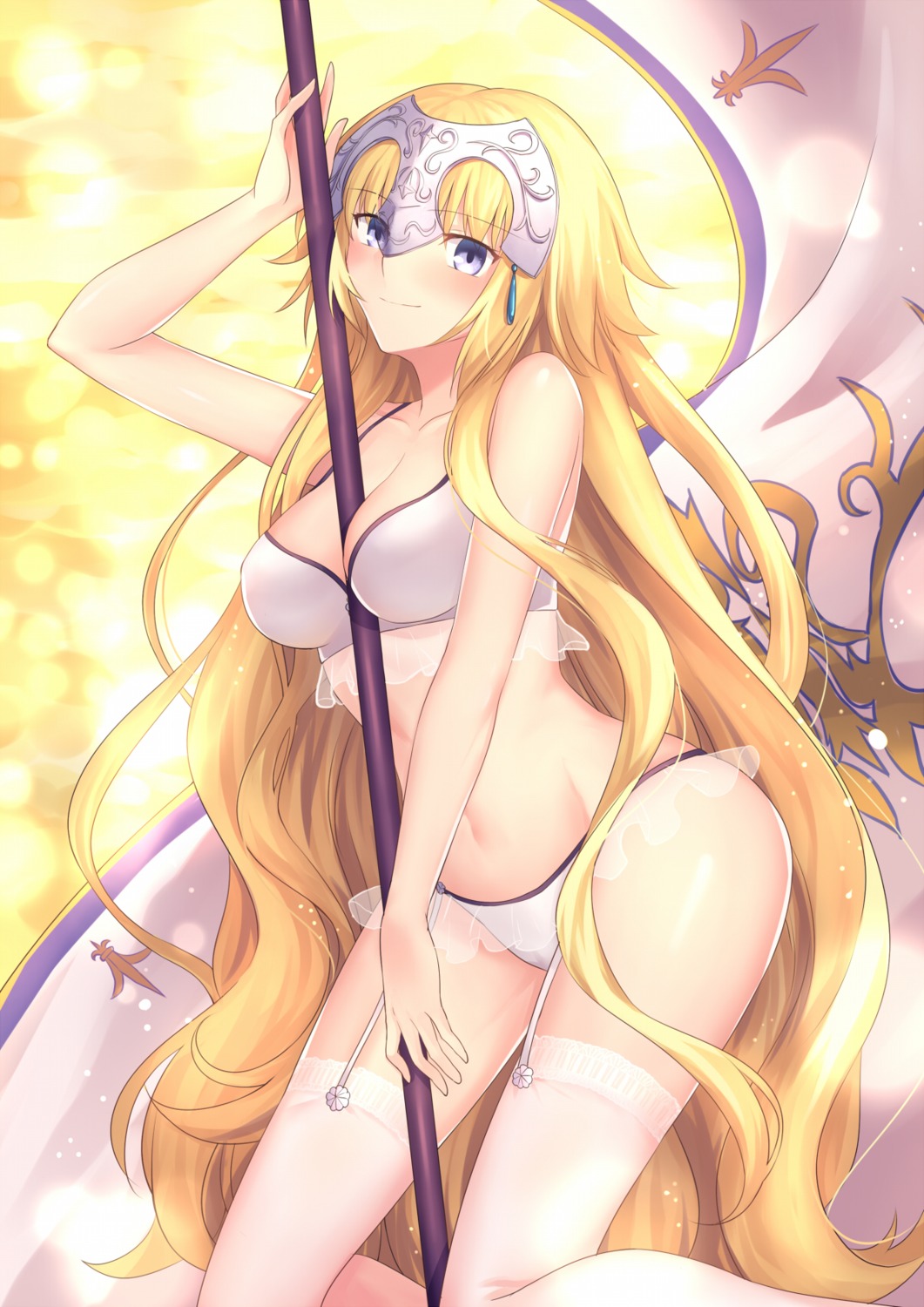 bikini, bra, cleavage, fate/grand_order, gogatsu_fukuin, jeanne_d'arc, jeanne_d'arc_(fate), pantsu