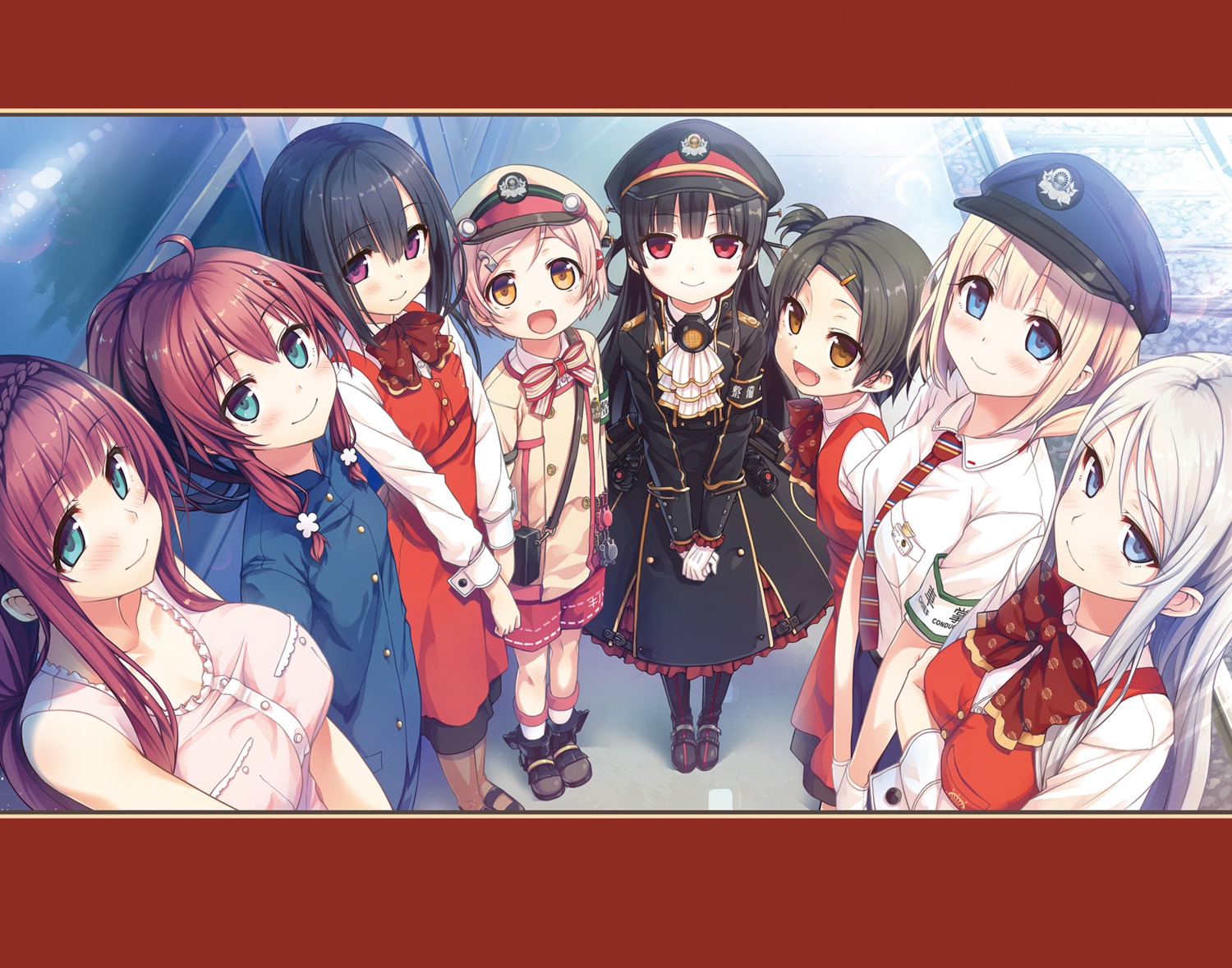 cura, digital_version, hachiroku, hayase_fukami, hinai_paulette, houshou_kisaki, lose, maitetsu