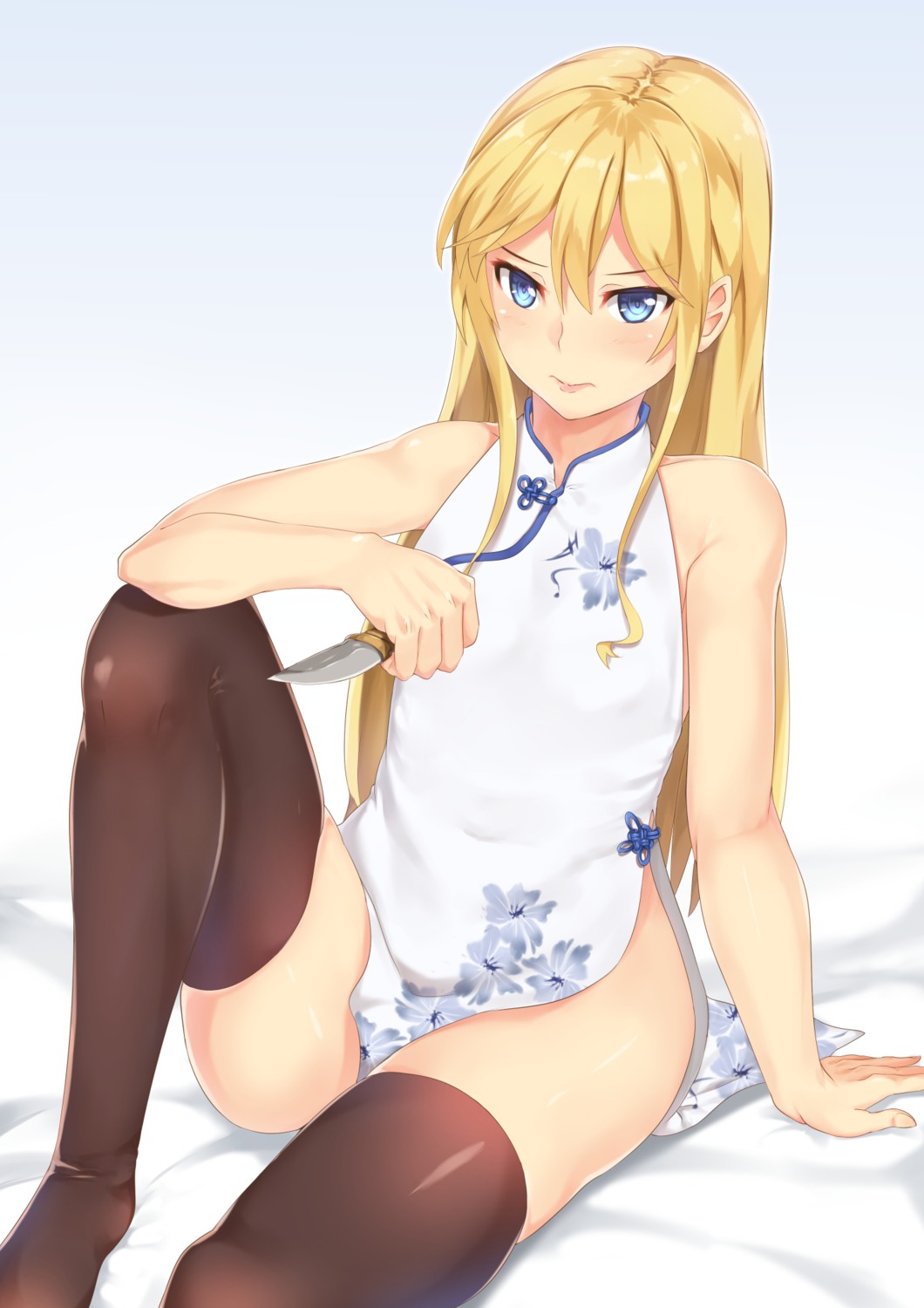 chinadress, crossdress, hakata_tonkotsu_ramens, lin_xianming, ryouya, thighhighs, trap, weapon