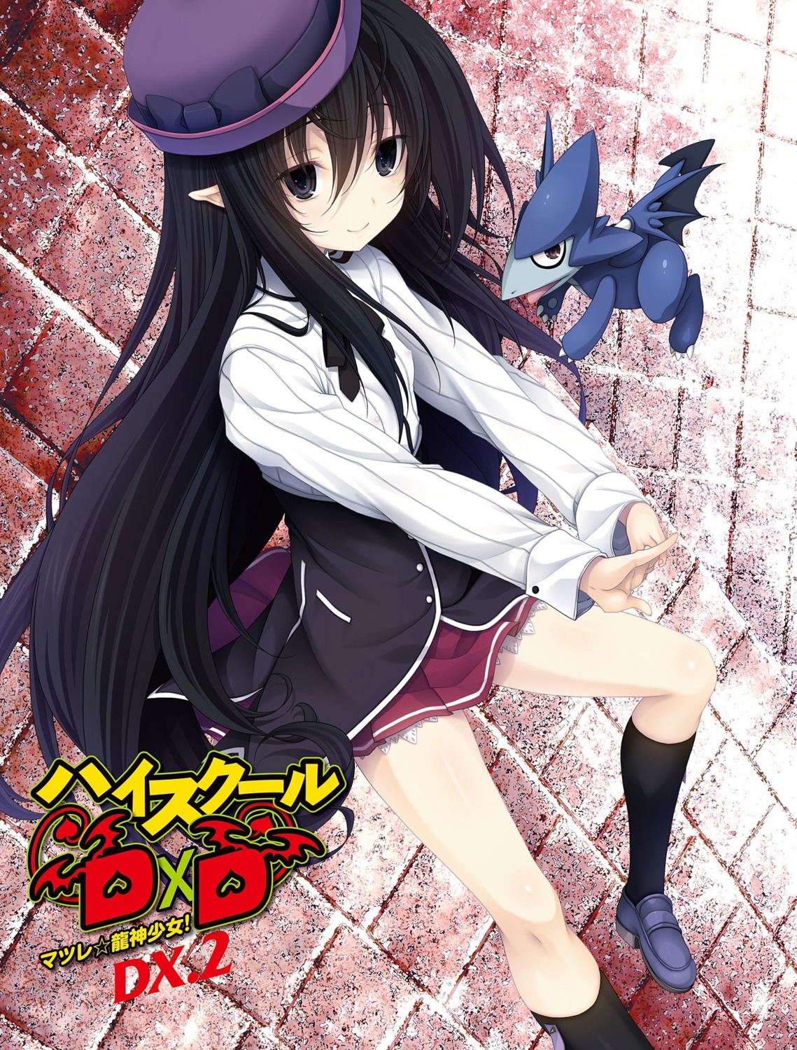 highschool_dxd, miyama-zero, ophis, pointy_ears, seifuku