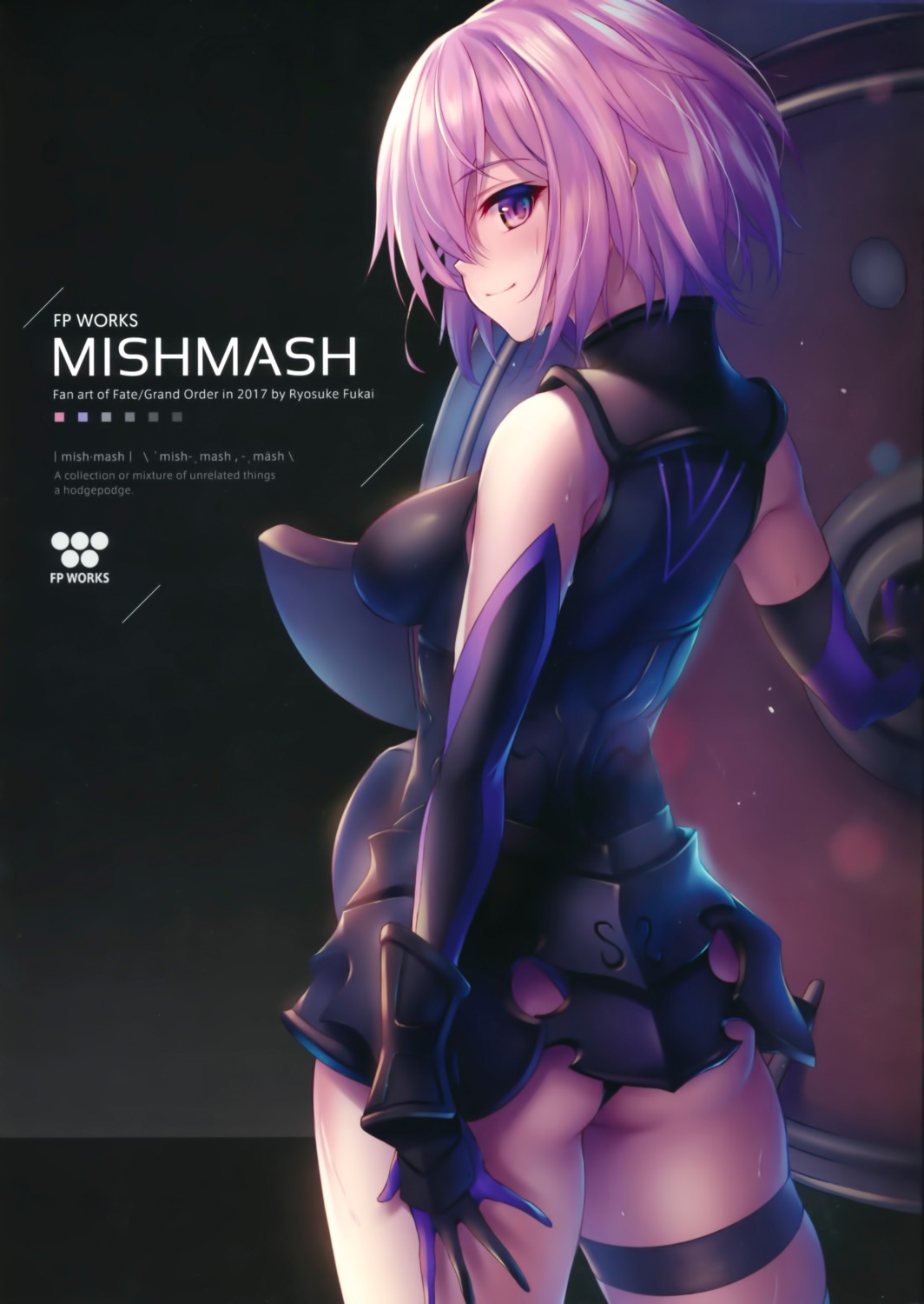 armor, ass, fate/grand_order, fp_works, fukai_ryosuke, garter, mash_kyrielight
