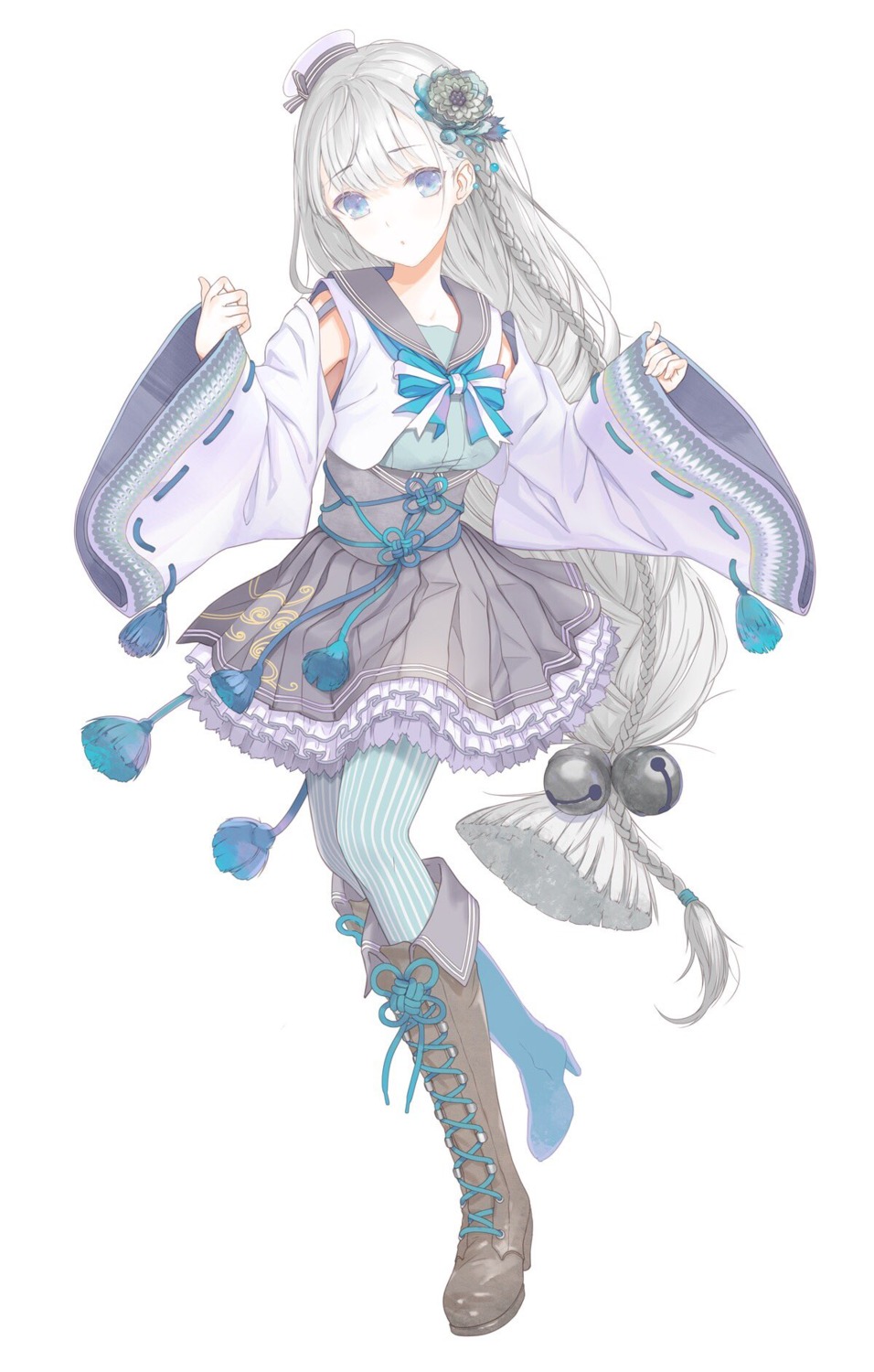 fuyuno_haruaki, heels, onsen_musume, pantyhose, seifuku, yunotsu_sama