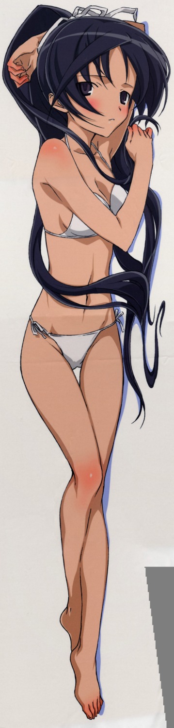 bikini, cleavage, crease, dakimakura, feet, fixme, ichijo_eika, iizuka_haruko