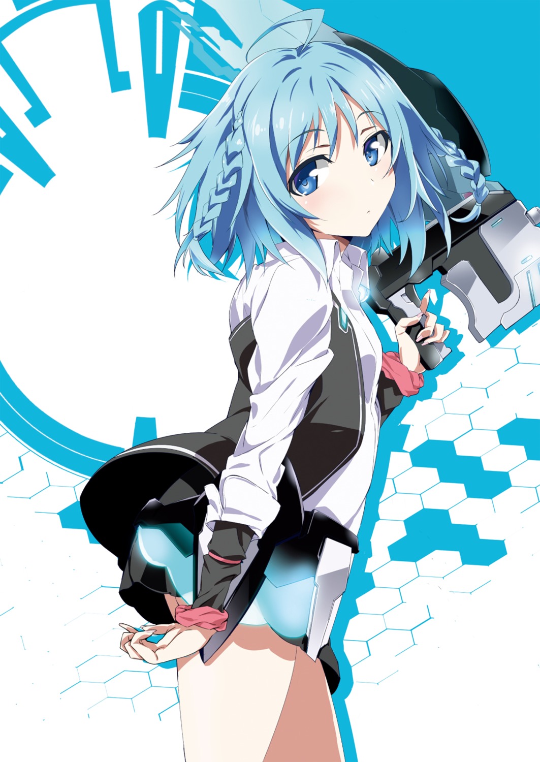 gakusentoshi_asterisk, gun, okiura, sasamiya_saya